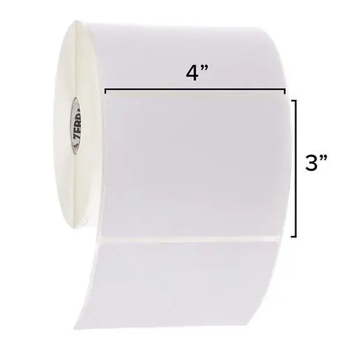 4" x 3" Direct Thermal Labels – 500 Labels/Roll | Compatible with Zebra® Printers Thermal Factory