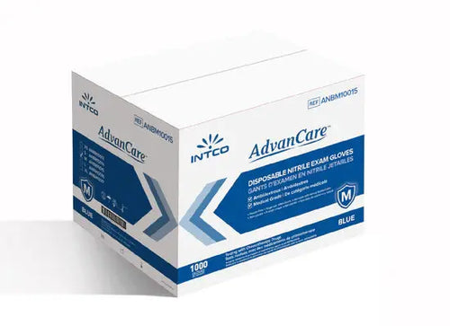 AdvanCare Blue Nitrile Examination Gloves – Powder-Free, Latex-Free Gloves Thermal Factory