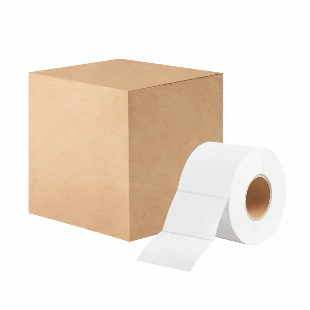 4" x 3" Direct Thermal Labels – 500 Labels/Roll, 12 Rolls/Case | Industrial Shipping Labels Thermal Factory