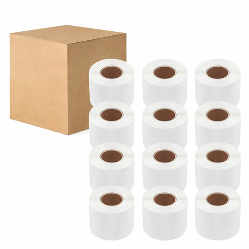 3" x 1" Direct Thermal Labels – 1300/Roll, 12 Rolls Thermal Factory