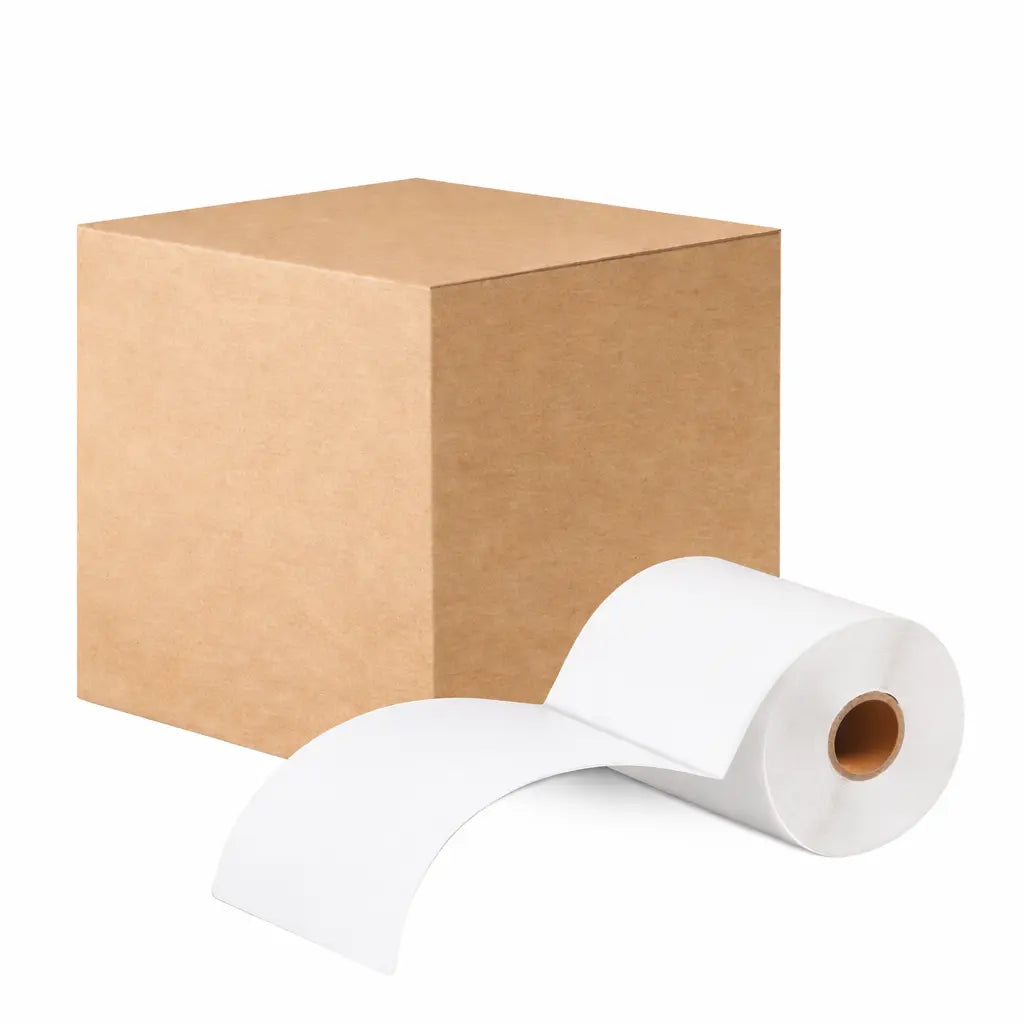 4" x 6" Direct Thermal Labels – 250 Labels/Roll, 12 Rolls/Case Thermal Factory