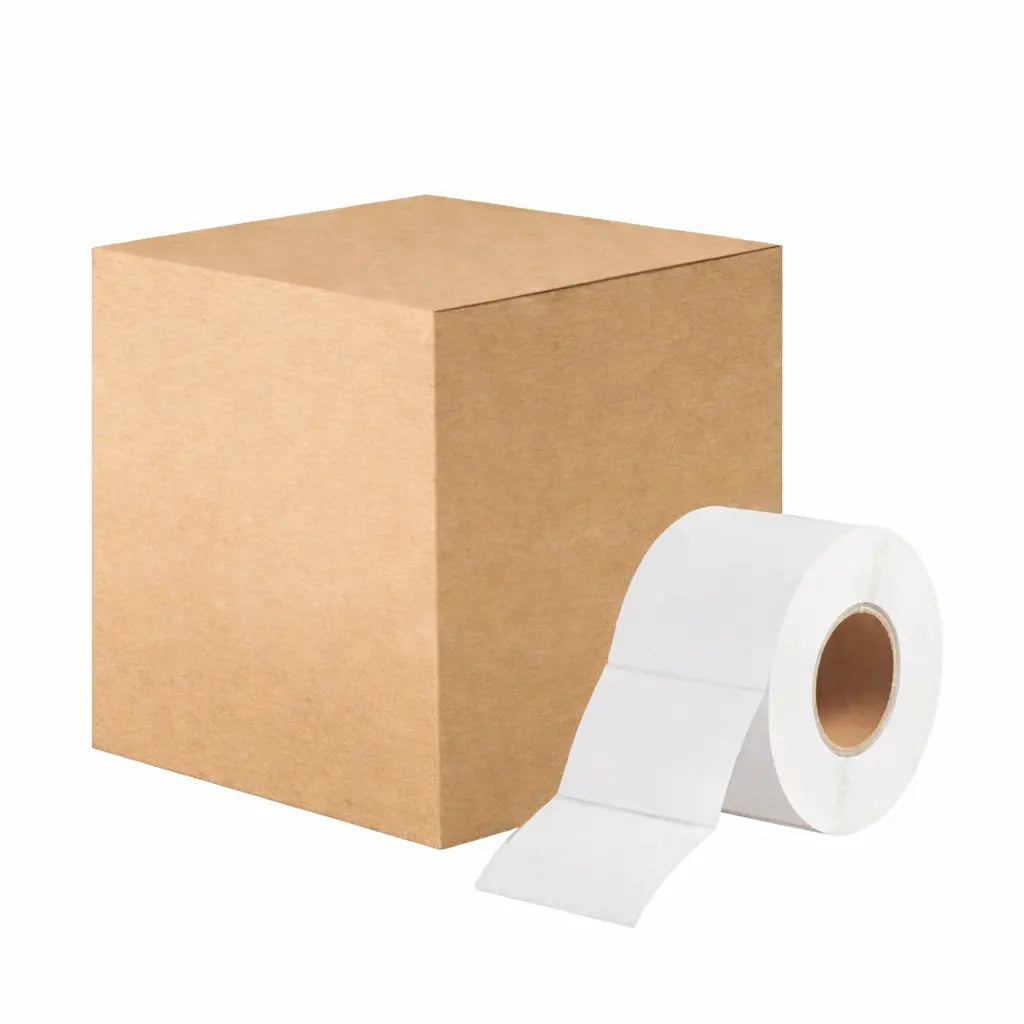 4" x 2" Direct Thermal Labels – 700 Labels/Roll, 12 Rolls/Case Thermal Factory